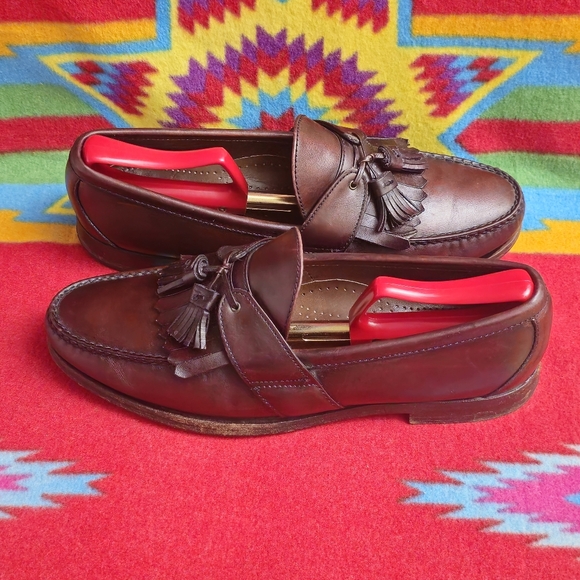 Allen Edmonds Enfield Tassel Loafers Mens Size 10.5 D Brown Kiltie Slip On Shoes main image 8